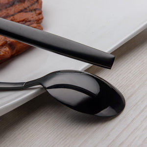 Premium Handmade Mirrored Finishing Stainless Steel Flatware Set 5 Pcs Spoon Knife <b>Fork</b> For Wedding Cutlery Event Dining - Product Image 5