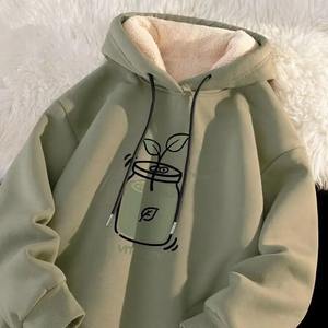 Sweat-shirt à capuche pour femme, motif chat magnifique, manches longues, chaud, confortable, coupe ample, épaules tombantes, pour la maison - Product Image 4