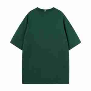 Venta al por mayor personalizado su logotipo de marca 100% algodón camiseta en blanco hombres camiseta lisa Casual hombres camisetas sueltas y cómodas - Product Image 2