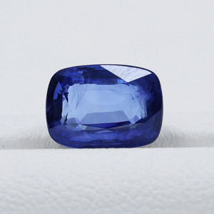 Zafiro Azul Natural de Primera Calidad, Corte Cojín de 3.05 Quilates, Azul Real, Piedra de Nacimiento de Septiembre para Joyería al Mejor Precio - Product Image 1