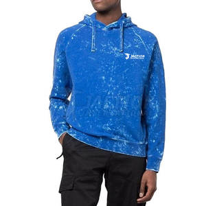 Sudaderas con capucha de manga larga de alta calidad para hombre Basics Acid Wash con estampado de logotipo personalizado para hombre Basics Acid Wash Hoodies - Product Image 3