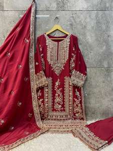 ชินออนคุณภาพสูงพร้อมชุดปักลายสำหรับผู้หญิงผู้ผลิตแฟชั่นและผู้จำหน่ายจาก Surat - Product Image 3