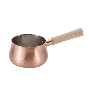 Casserole en acier inoxydable de haute qualité avec poignée en métal, finition argentée durable, antiadhésive, casserole indienne avec couvercle - Product Image 6