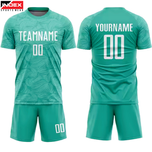ชุดเสื้อฟุตบอลแบบซับลิเมชั่นสั่งทำพิเศษ สีดำ-เขียวนีออน คอกลม แขนสั้น ยูนิเซ็กซ์ ระบายเหงื่อได้ดี สำหรับผู้ใหญ่ ทุกฤดูกาล - Product Image 4