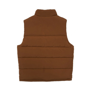 2022 personnalisé hommes grande taille hiver laine doudoune gilet en toile légère avec nouvelle mode col à capuche - Product Image 4