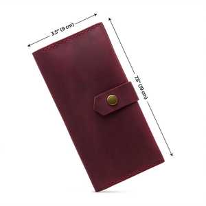 2025 Pakistan Vintage Female Genuine Leather <b>Wallet</b> Open Closure Durable Portable Long Clutch <b>Card</b> <b>Holder</b> <b>for</b> Women LBW-0179 - Product Image 5