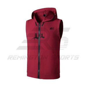 Best Selling Lightweight Sleeveless Men Gym Hoodie Breathable Material Quick Dry Men Gym Hoodie for Men - Product Image 2
