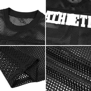 T-shirt en jersey de maille pour hommes nouveauté séchage rapide été Boxy Fit 100% coton T-shirt pour hommes lâche Boxy Fit maille T-shirts - Product Image 2