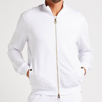 Ensemble de jogging d'hiver pour homme, imprimé, respirant, léger, avec fermeture éclair double curseur, survêtement de sport, de football, logo d'équipe, vente en gros