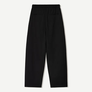 Pantalons de jogging décontractés pour hommes, de haute qualité, personnalisés, de marque OEM, légers, à braguette boutonnée, amples, droits, 100% coton - Product Image 5