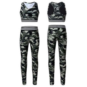 2025 dernière conception de Sublimation respirant séchage rapide grande taille femmes vêtements de Yoga solide 2 PC ensembles tendance prix femmes ensemble de Yoga - Product Image 3