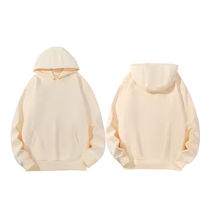 Oversized 100% Cotton Men's Pullover Hoodie with Solid <b>Black</b> Woven Fabric Hooded Collar Digital Printing for Winter Season - Product Image 2