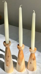 เชิงเทียนโบราณเชิงเทียนไม้สำหรับตกแต่งบ้าน - Product Image 4