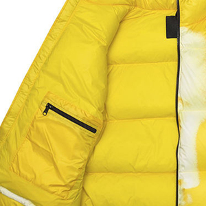 2025 veste à bulles d'hiver pour hommes avec logo personnalisé Style de rue à la mode avec col montant fermeture éclair toile couleur noire - Product Image 2