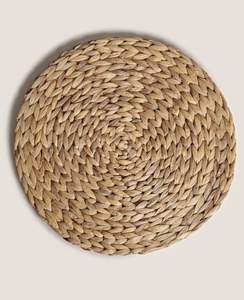 Hot Trending 2025 Natural <b>Wicker</b> Water Hyacinth <b>Placemats</b> and Coasters Set/ Sustainable Wall Decor Home Hotel Restaurant - Product Image 6