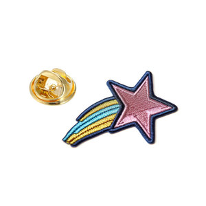 Manufacturer Cute Cloth <b>Bag</b> Decoration Promotional Custom logo Embroidery Pin - Product Image 6