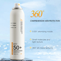 Aérosol Solaire Végan OEM SPF 50 Léger Non Gras 150ml/5.1fl oz Brume Crème Solaire Haute Protection Large Spectre UVA/UVB