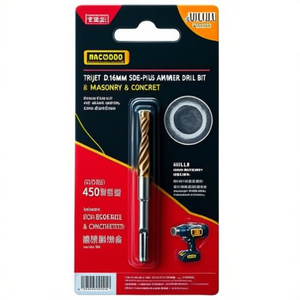 Broca de Martillo Trijet D.16mm SDS-Plus, Longitud de Trabajo de 400mm con Longitud Total de 450mm para Mampostería y Hormigón-HELLER - Product Image 2
