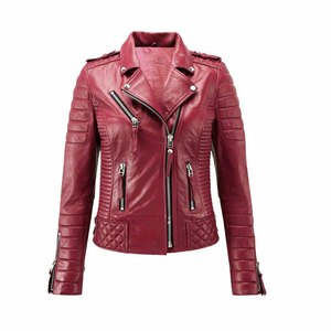 Men Leather Products Original Blank Custom Wholesale OEM Leather <b>Jacket</b> Men Design Custom Made Type Leather <b>Jacket</b> Ladies - Product Image 2