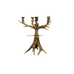 Set of 2 Trending Design Restaurant and Hotels Tree Shape Top Sale Candle Holders Marvelous Top Quality <b>Large</b> Metal Candlestick - Product Image 6