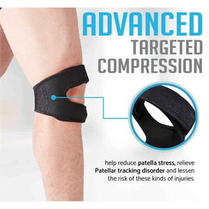 สนับเข่าแบบปรับได้ ทำจากนีโอพรีน นุ่ม ระบายอากาศได้ดี ป้องกันกระดูกสะบ้า เหมาะสำหรับวอลเลย์บอลและบาสเกตบอล - Product Image 3