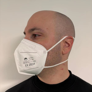 Wholesale Disposable EN149 Certified FFP2 Dustproof 5-Layer Masks Without Valve with Headband for Healthcare Institutions - Product Image 2