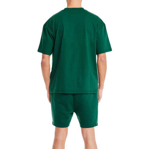 Ventes en gros de shorts et t-shirts pour hommes de style décontracté pour la saison estivale, taille plus, impression personnalisée du logo, ensembles de shorts deux pièces pour hommes - Product Image 2