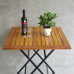 REFORD 75x75cm Folding Outdoor <b>Table</b> Modern Portable <b>Garden</b> Rectangle <b>Table</b> <b>Foldable</b> Kitchen Courtyard Furniture CFD68089 - Product Image 6