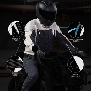 Vestes de moto unisexes en Cardura, veste de moto sportive, veste de moto imperméable, qualité supérieure - Product Image 2