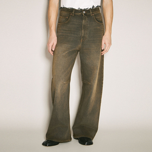 Jeans skinny de couleur unie pour hommes, pantalons jeans de qualité supérieure pour hommes à prix raisonnable, pantalons personnalisés - Product Image 1