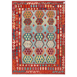 พรมกิลิม ไมมาณา อัฟกานิสถาน ขนาด 245 x 176 ซม. พรมปูพื้นและชุดพรม - Product Image 1