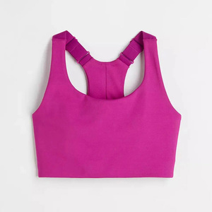 Vêtements de yoga de fitness pour femmes fabrication à quantité minimale de commande basse grande taille disponible soutien-gorge de sport sans couture à soutien élevé personnalisable - Product Image 6