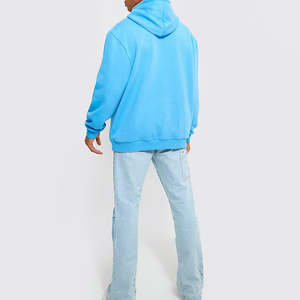 Polyester/Cotton Terry Oversize <b>Hoodie</b> High Quality Streetwear Thick Fleece Drop Shoulder Customizable Print Eco-Friendly <b>Men</b> - Product Image 5