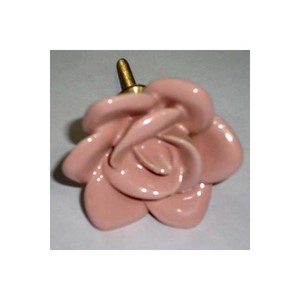 2025 <b>Furniture</b> Decorative Ceramic <b>Knobs</b> Standard Design Good Quality White Color Modern Style Flower Shape Cabinet Drawer <b>Handle</b> - Product Image 4