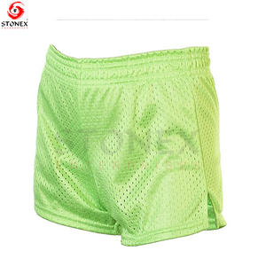 Mini pantalones cortos deportivos de malla con muesca en V, malla de poliéster, ropa de verano de alta calidad, pantalones cortos de malla a la moda - Product Image 4