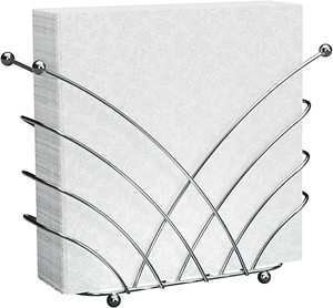 Servilletero de Metal de diseño personalizado de lujo y alta demanda Artículo decorativo de mesa barato Venta caliente Embalaje de caja de uso doméstico - Product Image 1