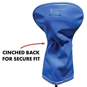 Housse de tête de club de golf en cuir PU imperméable avec logo personnalisé, fermeture éclair, bande élastique et options de couleur personnalisées - Product Image 6