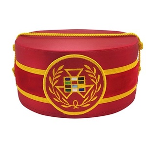 Usine en gros personnalisé brodé à la main Royal Arch haut prêtre PHP couronnes maçonnique Regalia broderie à l'aiguille - Product Image 3