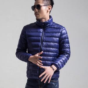 Veste en duvet d'oie unisexe en coton et polyester avec logo personnalisé pour l'hiver Veste en duvet pour hommes - Product Image 5