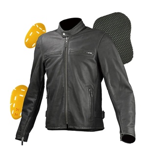 Chaqueta de cuero informal de alta calidad para hombre, chaquetas de cuero de ciclo de motor de invierno para hombre, venta al por mayor, nuevas chaquetas de cuero de moda - Product Image 3