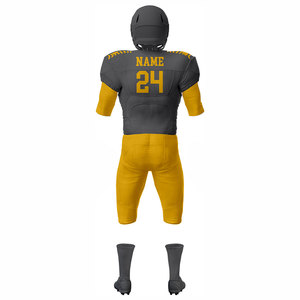 Camiseta Deportiva de Fútbol Americano para Hombre, 100% Poliéster, con Logotipo Personalizado, Impresión por Transferencia de Calor, Bordado, Nuevo Estilo, Color Sólido - Product Image 4