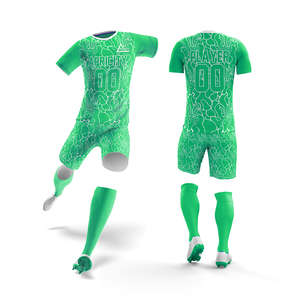 Conjunto de Uniforme de Fútbol Personalizado OEM, Equipación de Fútbol 100% Poliéster Transpirable, Camiseta de Manga Corta para Equipo, Ropa Deportiva al Por Mayor - Product Image 3