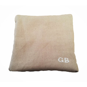 Enveloppe en coton brodée avec initiales, jetable - Product Image 1