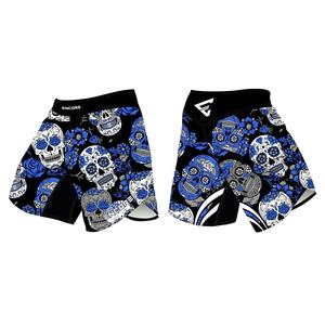 Pantalones Cortos de MMA Unisex Personalizables, Transpirables, de Satén Elástico, Poliéster, Tallas Grandes, Impresión de Logotipo OEM, Impresión por Sublimación, Tela de 220g - Product Image 2
