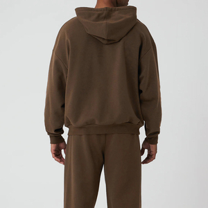 Plain Hoodies Hombres 100% Algodón Pullover Street Wear Oversized Vintage Hoodie - Product Image 6