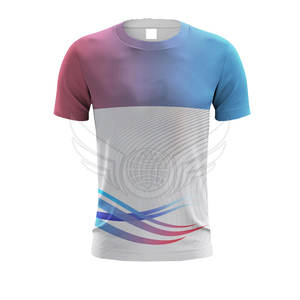 Camiseta de sublimación de diseño personalizado de secado rápido 100% poliéster hecho en Pakistán camiseta de sublimación - Product Image 1