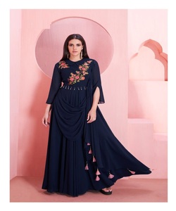 New Arrival <b>Designer</b> Long Gown with Long Flair Lowest Price <b>Market</b> Surat Gujarat Ethnic Garment Alphanumero choli - Product Image 6