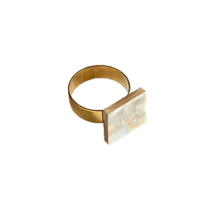 Servilletero de latón nácar de alta calidad para utensilios de cocina y restaurantes, uso al mejor precio, gran oferta - Product Image 1