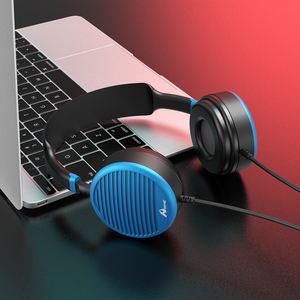 Casque jack avec câble bleu, écouteurs supra-auriculaires, câble HP-70, écouteurs supra-auriculaires et circumaurales, connexion jack - Product Image 4
