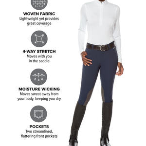 Pantalones de Equitación para Hombre al Por Mayor, Ideales para Entrenamiento y Competición, Color Sólido, Ligeros, para Niños - Product Image 5